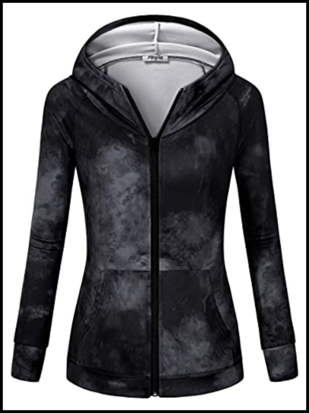 Fleece Lined Full Zip Hoodie Sweatshirt with Pockets Loose Fit